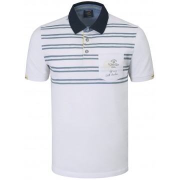 POLO Koszulka Męska BIAŁA...