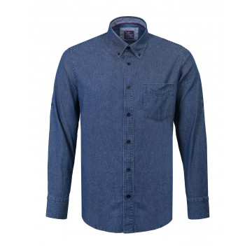 Koszula Męska Jeansowa z...