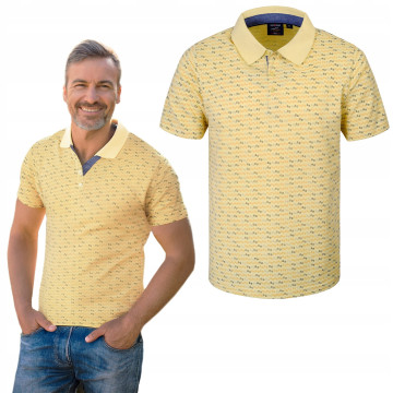 POLO Koszulka Męska ŻÓŁTA...