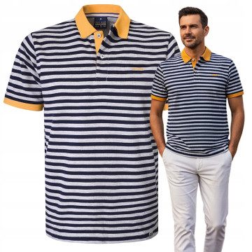 POLO Koszulka Męska w PASKI...