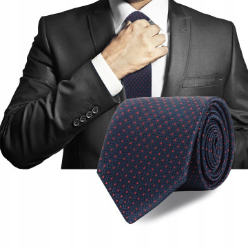 Elegancki KRAWAT Męski...