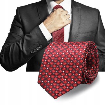 Elegancki KRAWAT Męski...
