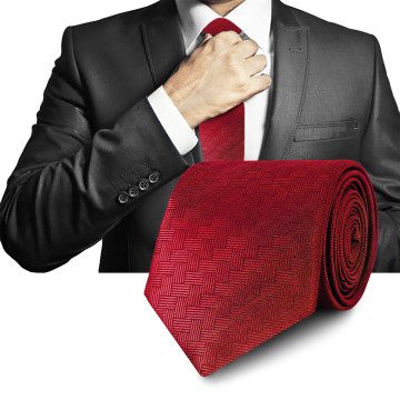 Elegancki KRAWAT Męski...