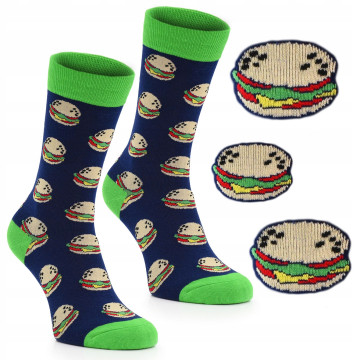 Wesołe Skarpetki Burgery...