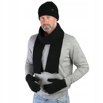 Komplet Męski CZAPKA SZALIK...