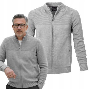 SWETER Męski ROZPINANY...
