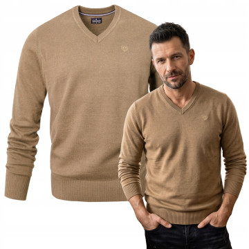 Elegancki SWETER Męski w...